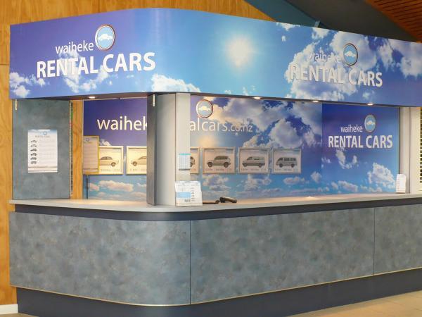 Waiheke Rental Cars booth